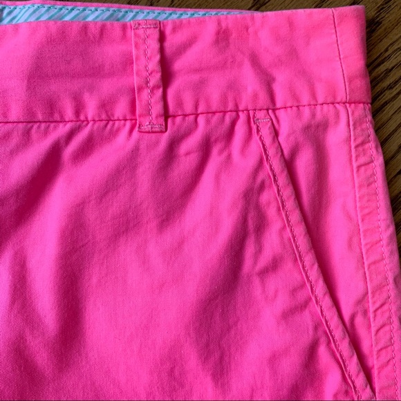 J. Crew Hot Pink Broken-in Chino Shorts Size 2 - Picture 4 of 12